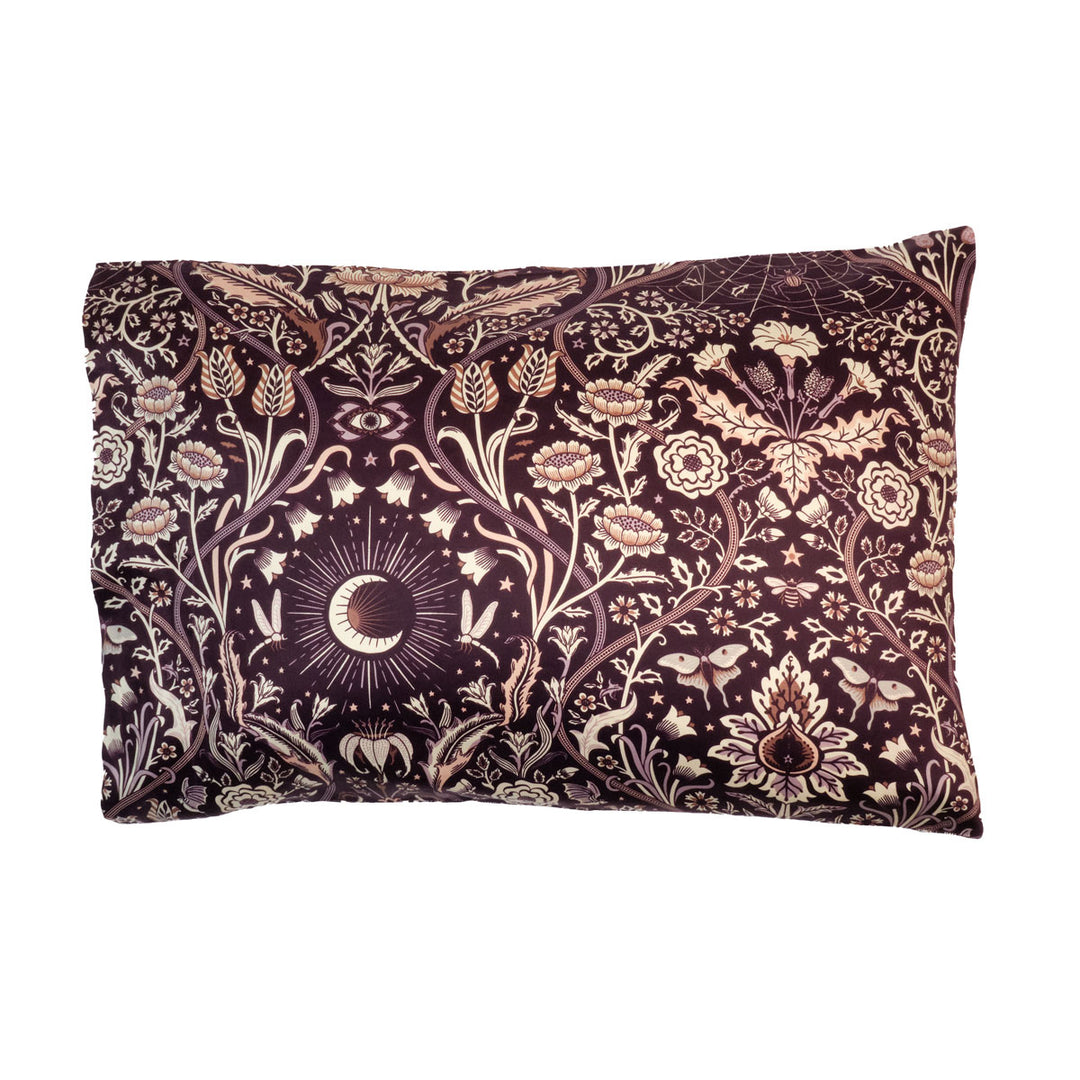 Night Garden Pillow Cases and Shams - Plum