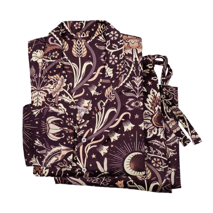 Night Garden Pajamas - Plum