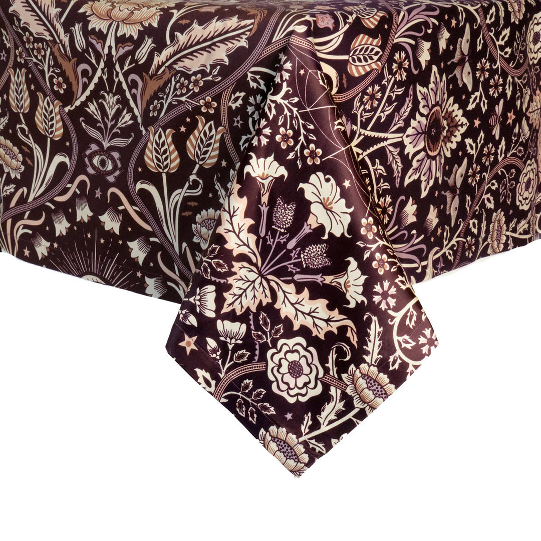 Night Garden Tablecloths - Plum