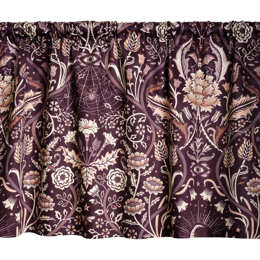 Night Garden Curtains - Plum