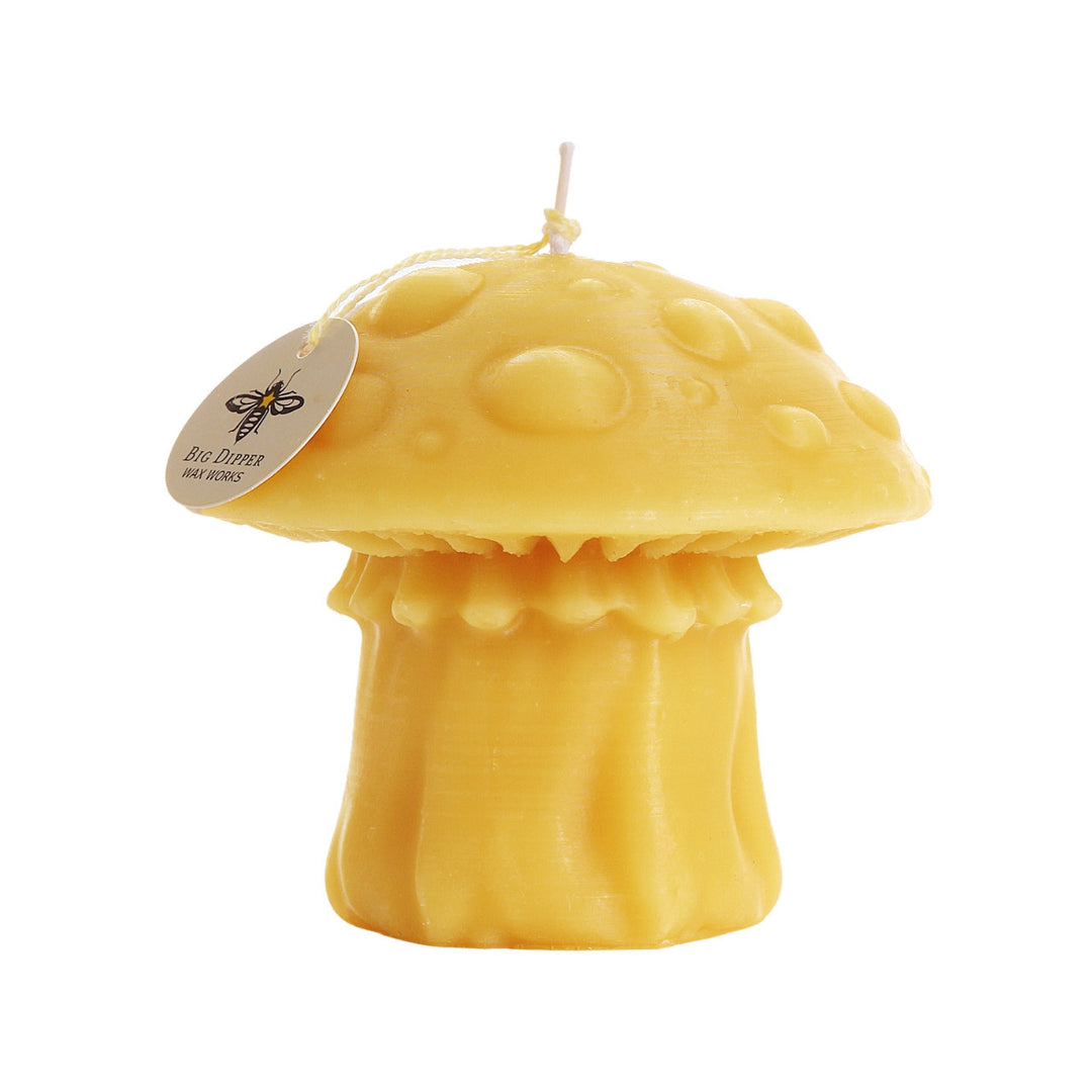 Beeswax Amanita Mushroom Candle