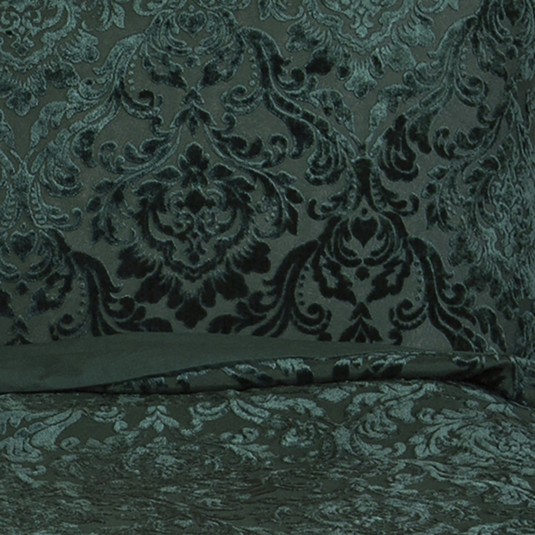 Damask Velvet Tablecloth - Emerald