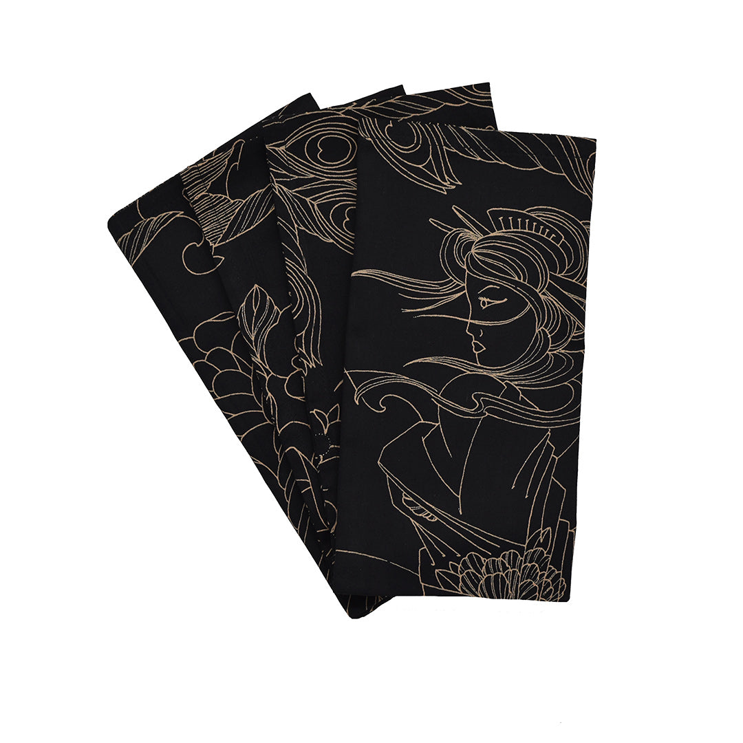 Geisha Moon Dinner Napkins