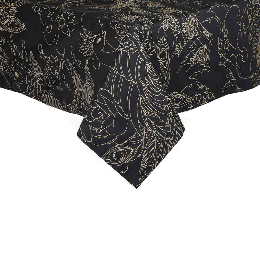 Geisha Moon Tattoo Tablecloths